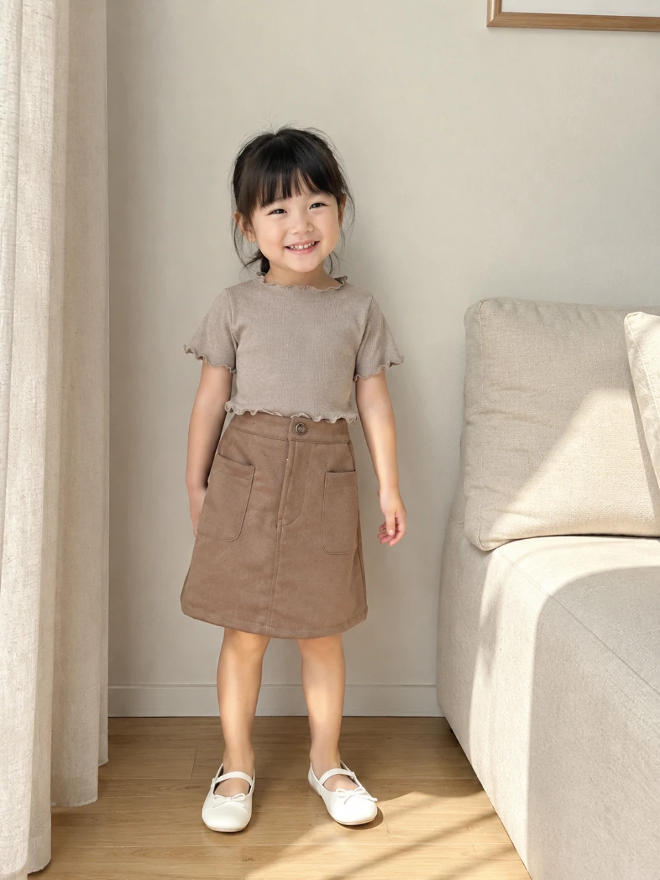 Suede Skirt